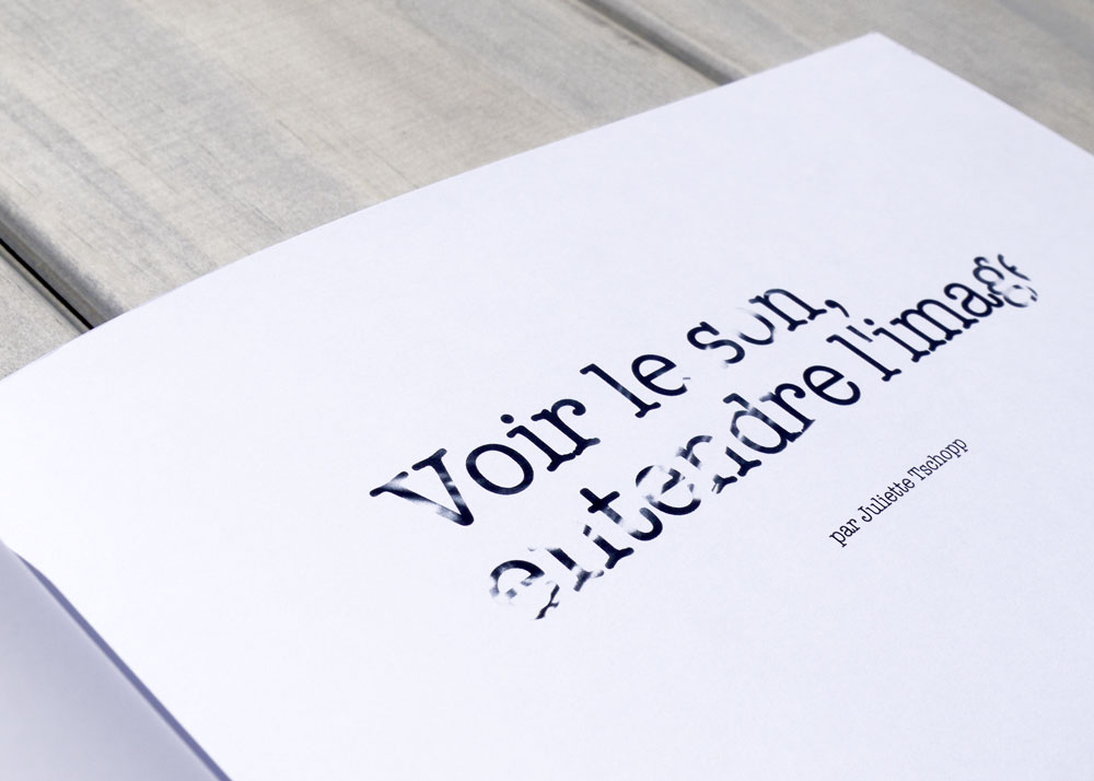 Silence page de titre