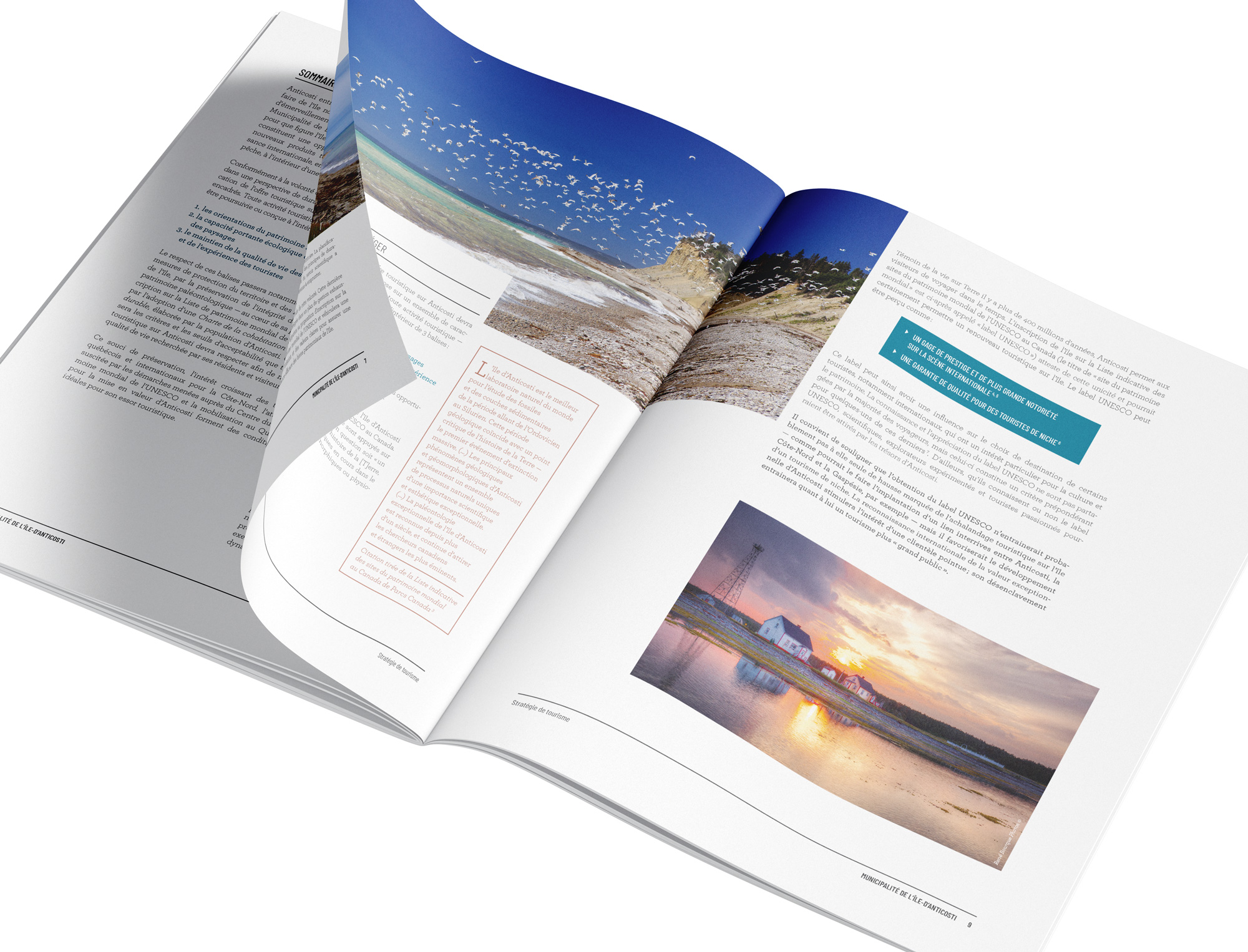 Intérieur brochure Municipalité de l'Île-d'Anticosti