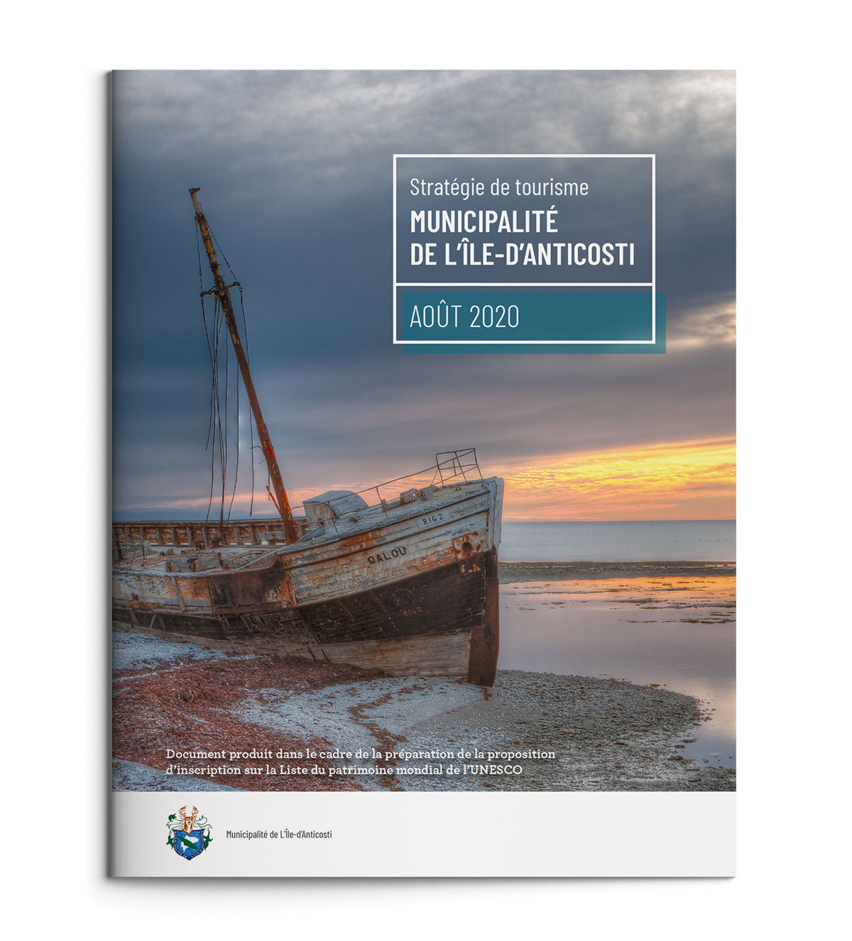 Couverture brochure Municipalité de l'Île-d'Anticosti